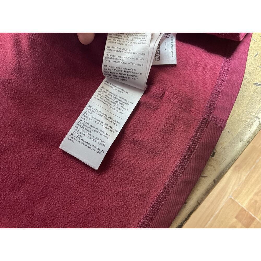 Fjallraven Keb Fleece Hoodie Womens Large Magenta Full Zip Jacket Outdoor Hiking - Picture 10 of 14